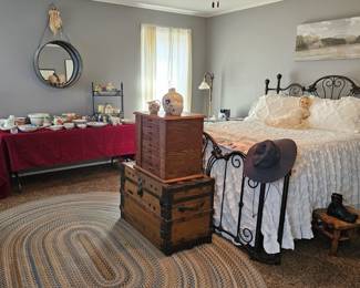 view into the main bedroom