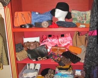 Coach, Tory Burch, Louis Vuitton, Fossil, Maria's Italy, Zora, Nanette Lapore, and more.
