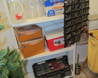 Incredible garage! We have some great tools. Power tools, Hand tools, Yard Tools, Ladders, Brinkman Propane grill w/ tank, Paint Supplies, and more! 