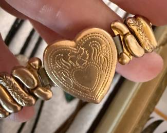 Gold-filled stretch bracelet