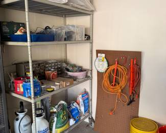 More garden and miscellaneous on shelf