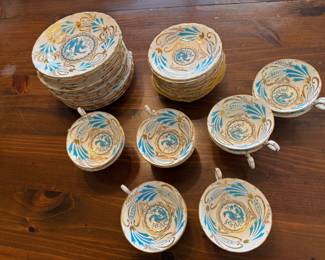 Royal Chelsea dessert set