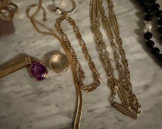 Gold and gold plated jewelry