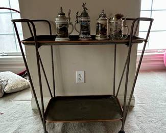 Steins and Bar Cart