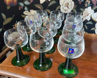 Vintage Luminarc France Crystal Goblets