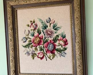 Needlepoint Framed Art