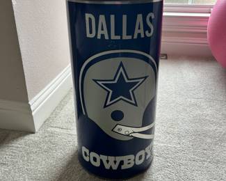 Vintage Dallas Cowboys Trashcan