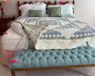 King Bed and Bench
