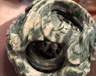 Jade 4 layer puzzle ball