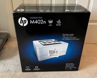 F87 - $100. HP Laserjet Pro. M402n. New in Box. 