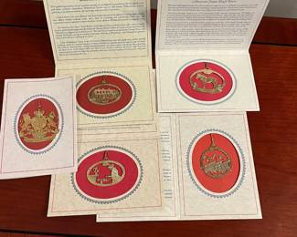 F38 - $65. Lot of 23 Colonial Williamsburg Ornaments. 