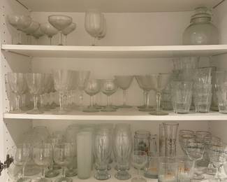 F15 - $20 Clear Glass LOT. Take all for $20. 