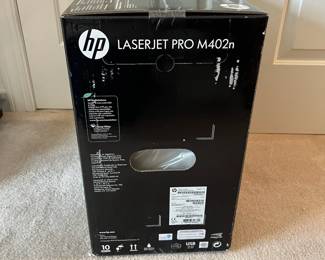 F87 - $100. HP Laserjet Pro. M402n. New in Box. 