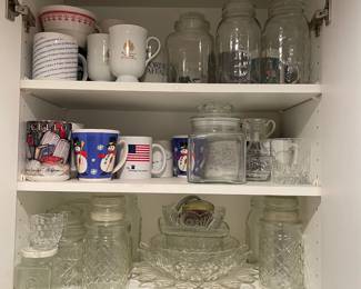 F17 - $20. Mugs & Clear Glass LOT. 