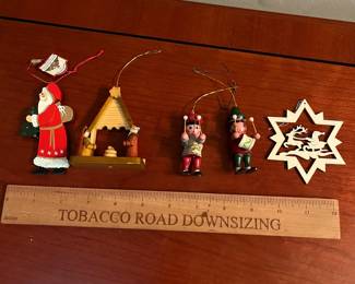 F35 - $25 LOT of wooden German Ornaments. 