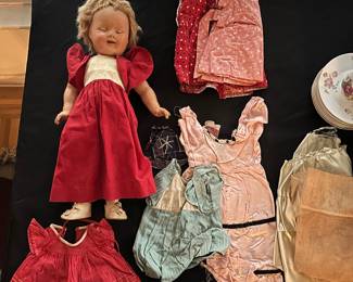F58 - $125. 18" Shirley Temple Doll with clothing. 