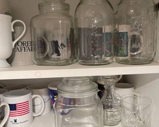 F17 - $20. Mugs & Clear Glass LOT. 