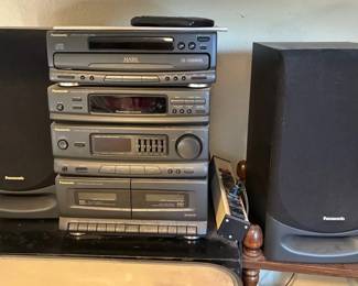 Panasonic Disc Changer And Speakers