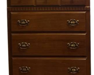 4Drawer Wood Dresser
