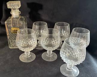 Brandy Snifters And Decanter