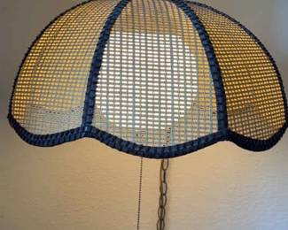 Vintage Rattan Hanging Lamp