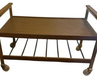 Retro TV Rolling Cart