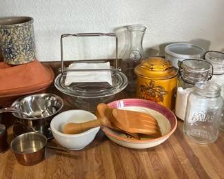 Roseville Utensil Crock And More Vintage Kitchen