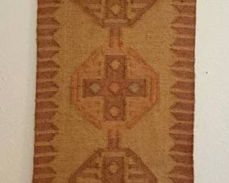 1982 Don Freedman Woven Jute Wall Hanging