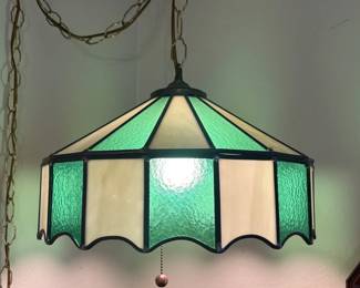 Stained Glass Hanging Lamp