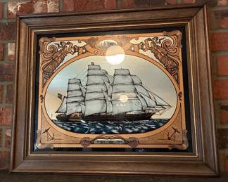 Cutty Sark British Clipper Ship Mirror