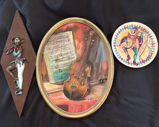 Harlequin Burwood Wall Hanging Framed Art Collector Plate