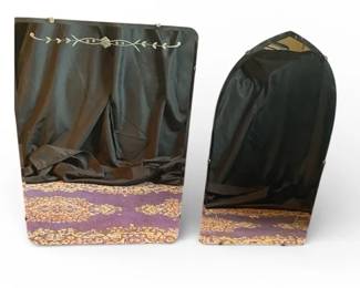 Vintage Etched Glass Mirrors