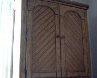 Matching armoire   LOTS of storage