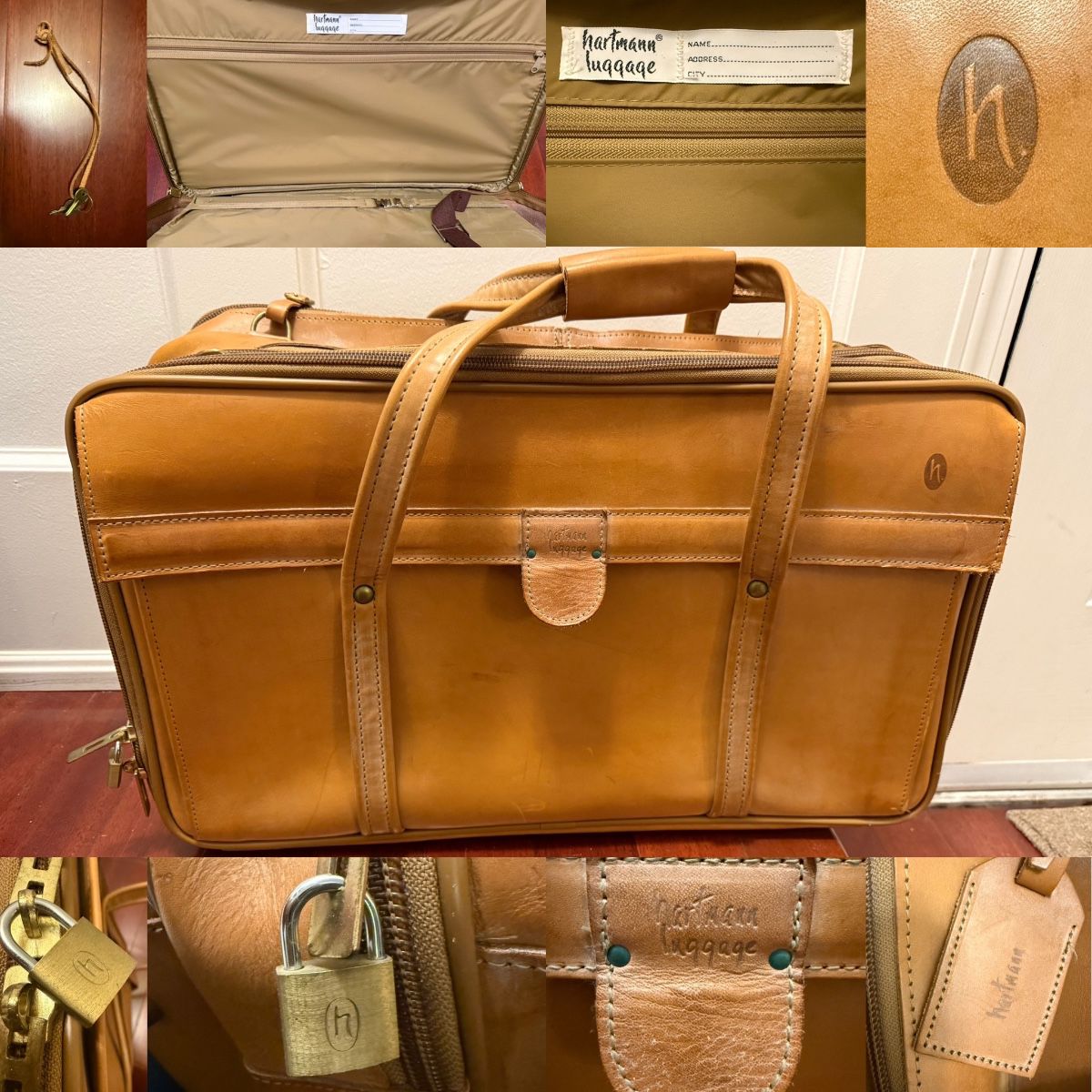 vintage Hartmann belting leather jumbo over bag model 4700