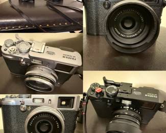 Fujifilm X100S series digital camera, black Fujifilm X100V digital camera