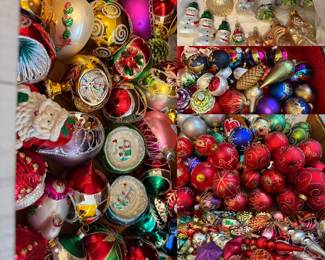 Collection Glass X-mas Ornaments 