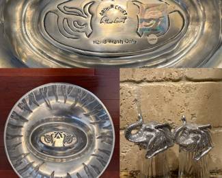 Arthur Court Aluminum Serving Pieces