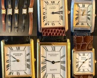 Cartier, Raymond Weil, Helbros, Bullock & Jones