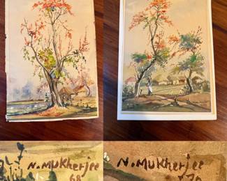 Signed Original Watercolors 