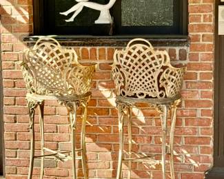 Fabulous iron bar stools
