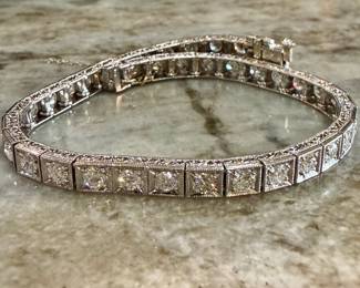 2.35 carat TW mine bracelet SI G COLOR