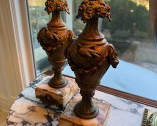 Antique French bronze Cassoulettes