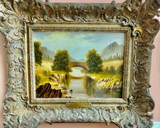 19th C oils by J HENSHAW