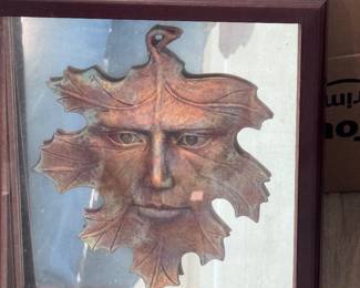 Oak Leaf Man (Spirit of the Forest). Framed $60. also have unframed version 