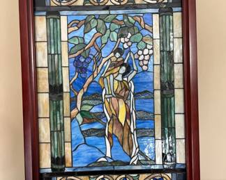Stained glass decorative hanging