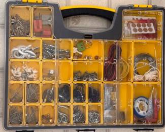 Stanley hardware organizer and contents