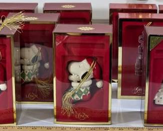 Lenox Snoopy ornaments