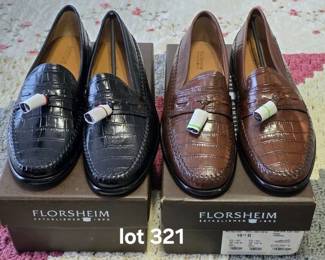 New pairs of Florsheim dress shoes