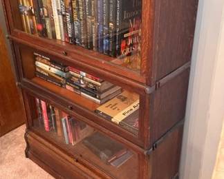 Oak barrister bookcase
