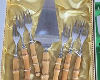 Vintage dessert serving set